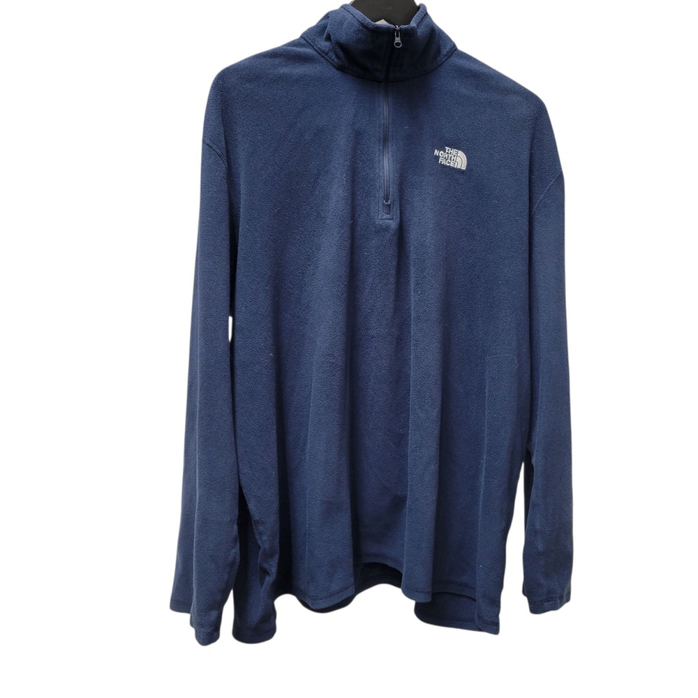 North Face Long-Sleeves Quarter-Zip Henley Fleece Shirt Size XXL Men's